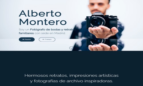 Diseño Web Estudio Fotografia
